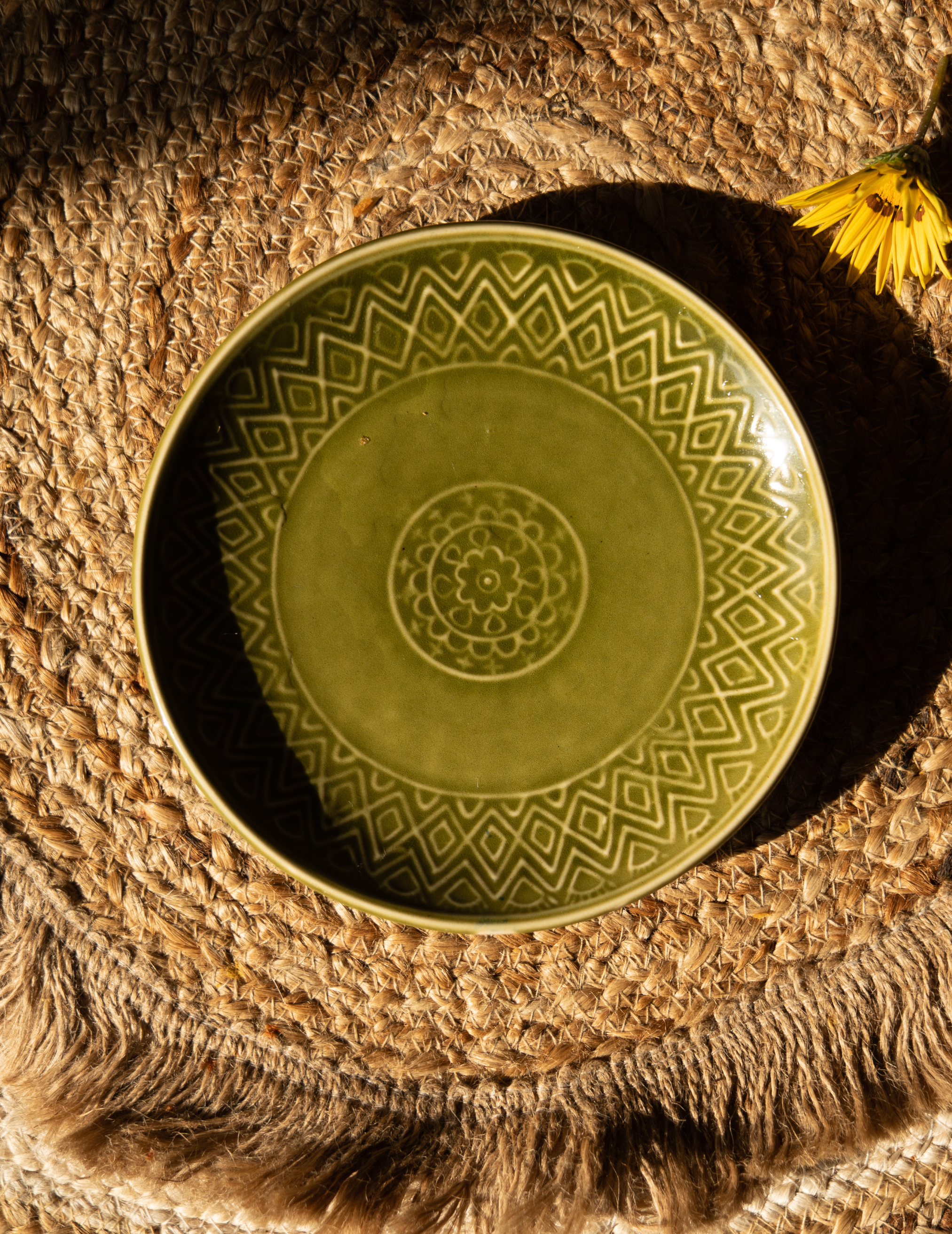 Moss Green Plate