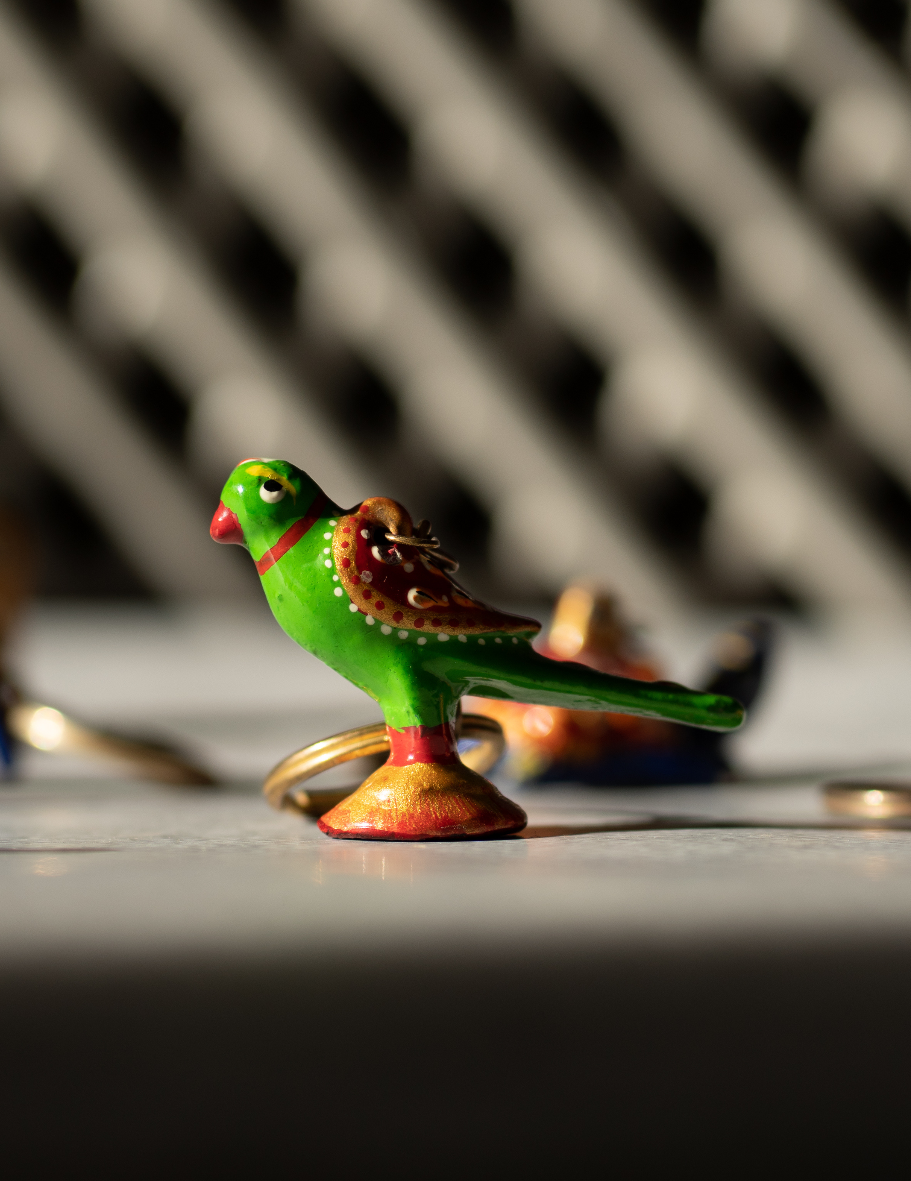 Parrot Jaipuri Keychains
